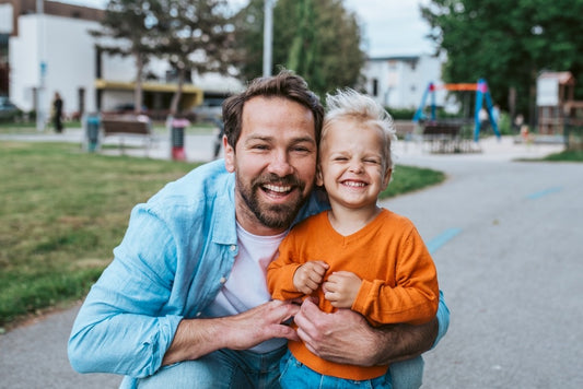man who has rapport with child