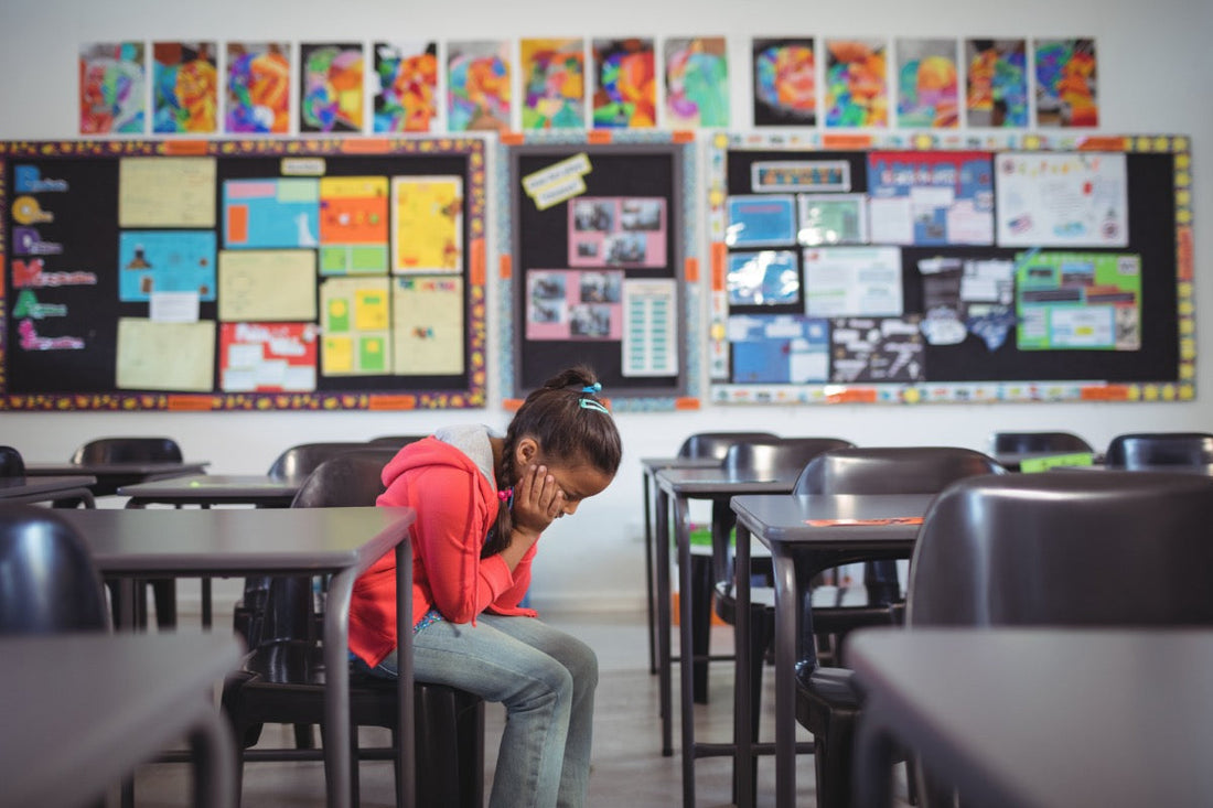 child with sensory processing issues having a hard time