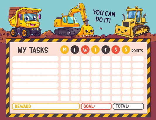 sticker reward chart for behavior